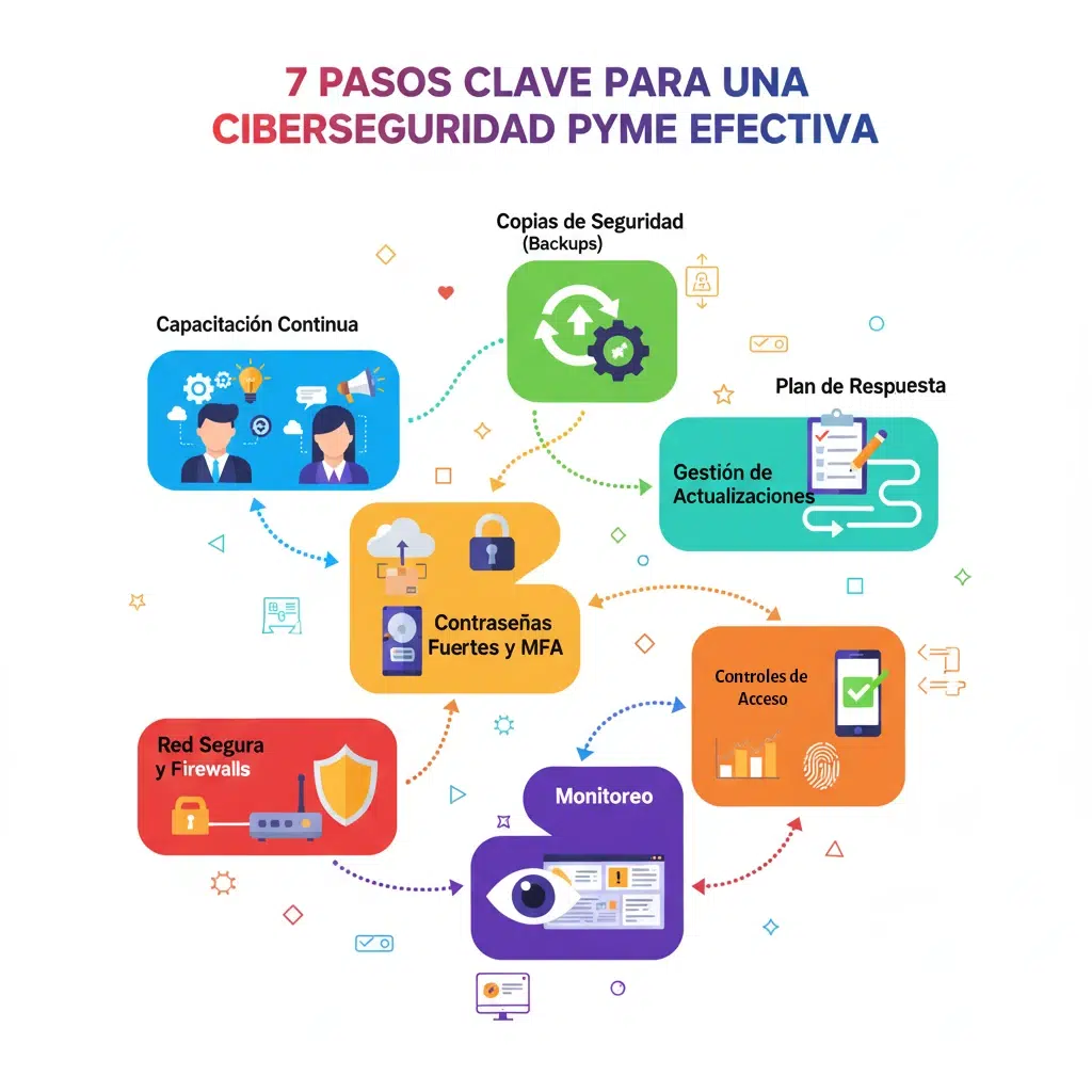 7 Pasos para Ciberseguridad