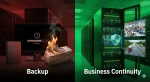 Backups vs continuidad