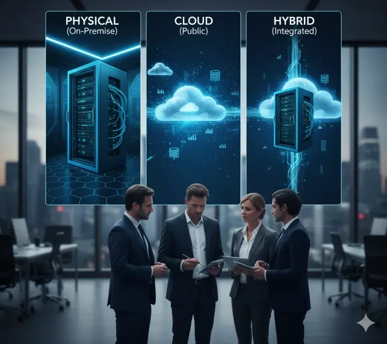 Servidor Físico vs Nube vs Híbrido