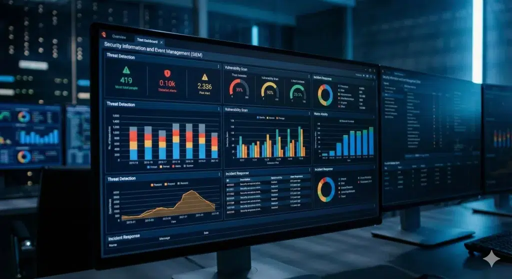 Dashboard SIEM Linkos Escudo Activo