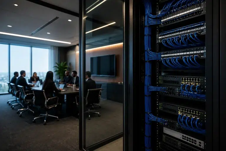 Instalación profesional de voz y datos para oficinas